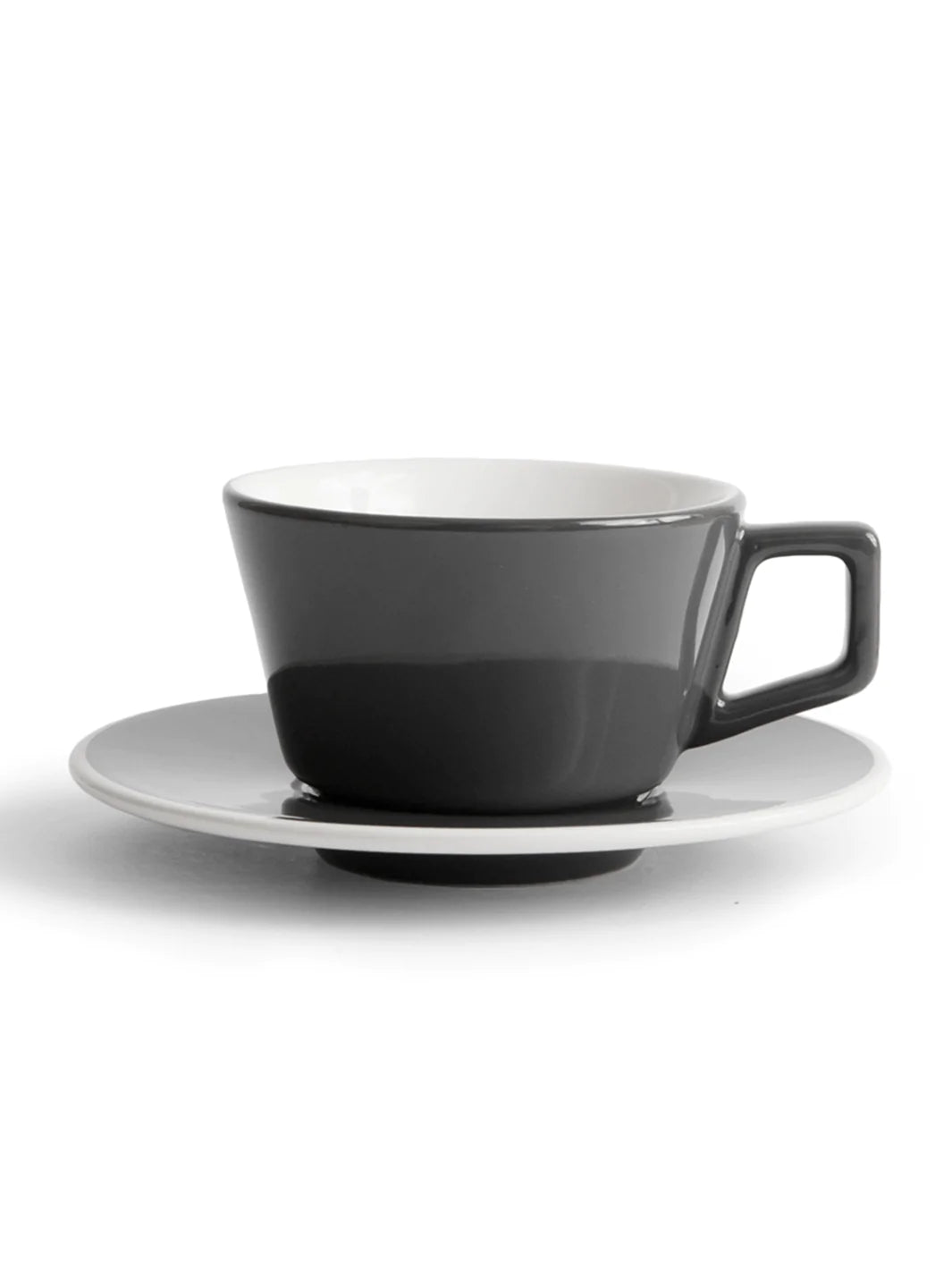CREATED CO. Angle Cappuccino & Small Latte Saucer (Saucer Only)