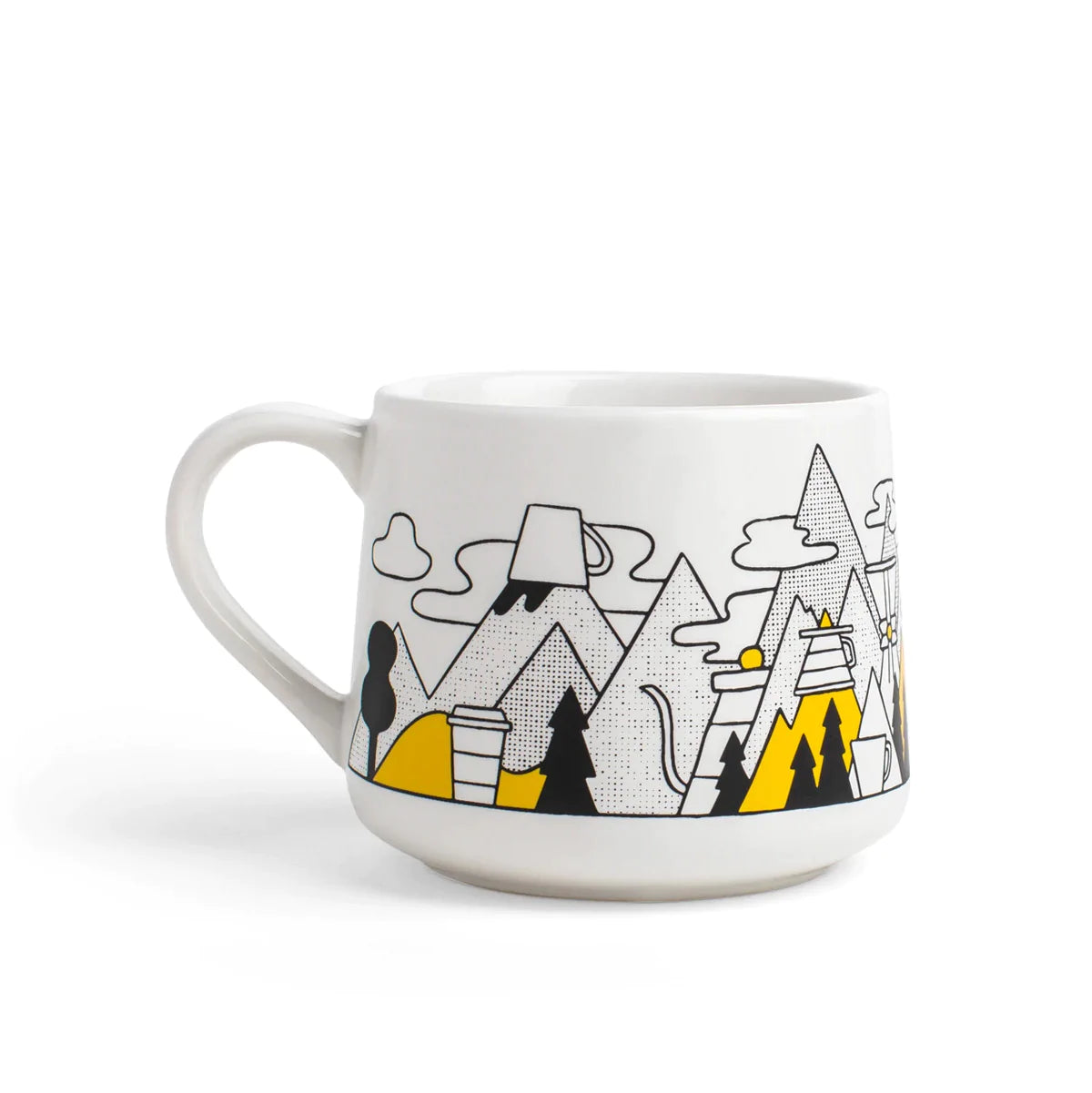 Created Co. Coffee Mountain Crescent Mug